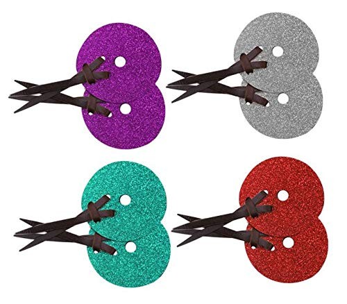 Glitter overlay leather bit - overlay,